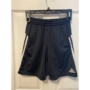 Adidas Kids / Boys Black Shorts Size Small (8)